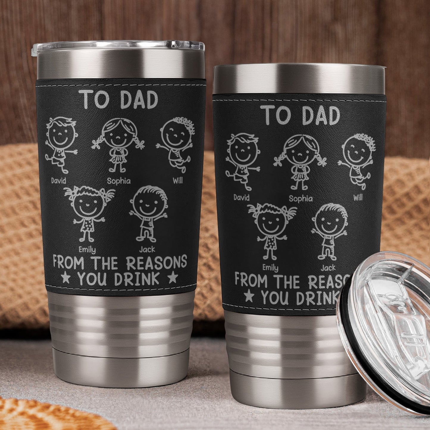 To_Dad_From_The_Reasons_You_Drink_Personalized_20oz_Tumbler_2