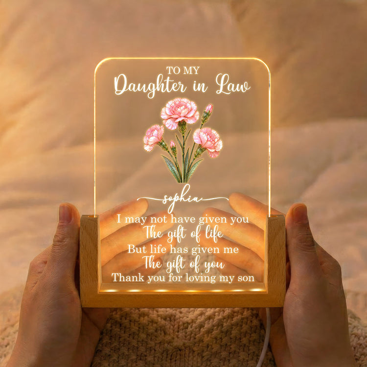 To_My_Daughter_In_Law_Birth_Flower_Mother_Of_Pearl_Style_Personalized_Night_Light_2