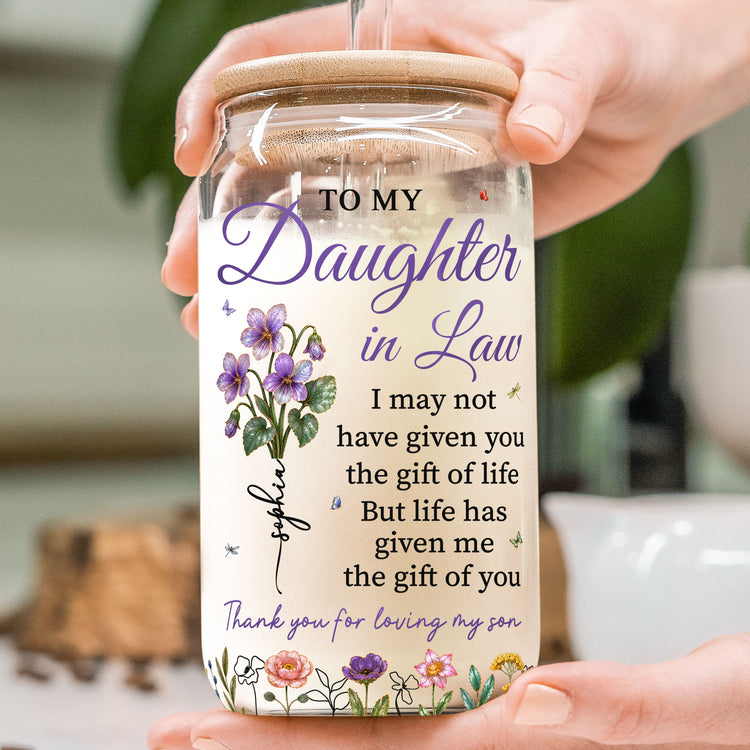 To-My-Daughter-In-Law-Gift-For-Daughter-In-Law-And-Flower-Lovers-Personalized-Glass-Cup-3