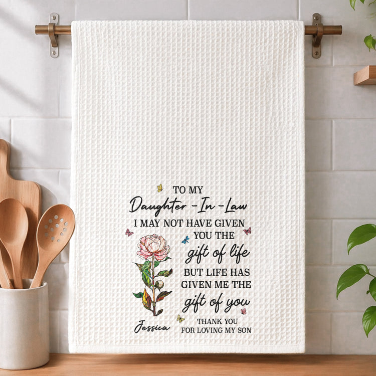 To-My-Daughter-In-Law-Gift-For-Daughter-In-Law,-Flower-Lover-Personalized-Kitchen-Towel-3