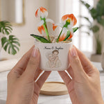 To-My-Granddaughter,-Daughter-Custom-Glass-Birth-Flower--Personalized-Plant-Pot-2
