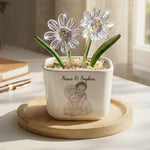 To-My-Granddaughter,-Daughter-Custom-Glass-Birth-Flower--Personalized-Plant-Pot-3