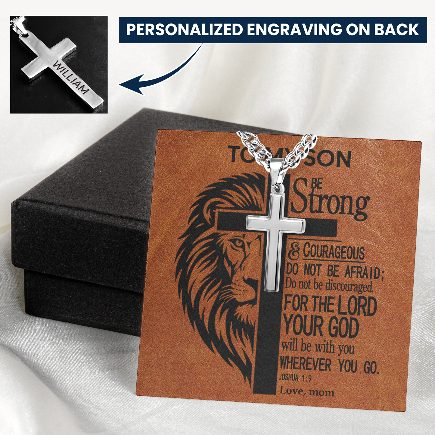 To-My-Son-Be-Strong-&-Courageous-Bible-Verse-Personalized-Necklace-2