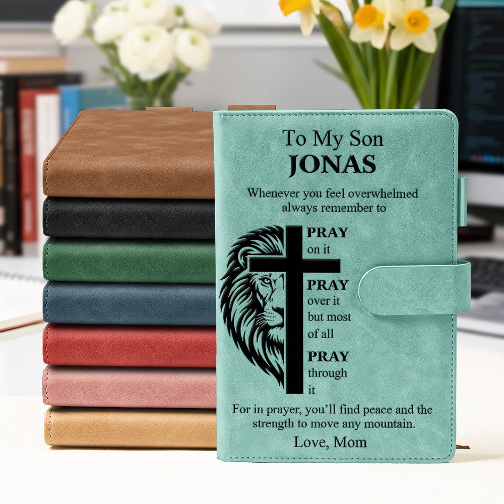 To-My-Son-Grandson-Christian-Gift-For-Him-Personalized-Leather-Prayer-Journal-4
