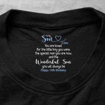 To-My-Son-You-Are-Loved-Wonderful-Son-Gift-For-Him-Personalized-Shirt-1