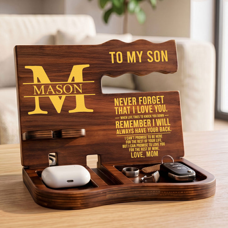To-Son-Never-Forget-That-I-Love-You-From-Mom,-Dad-Personalized-Desk-Organizer-1