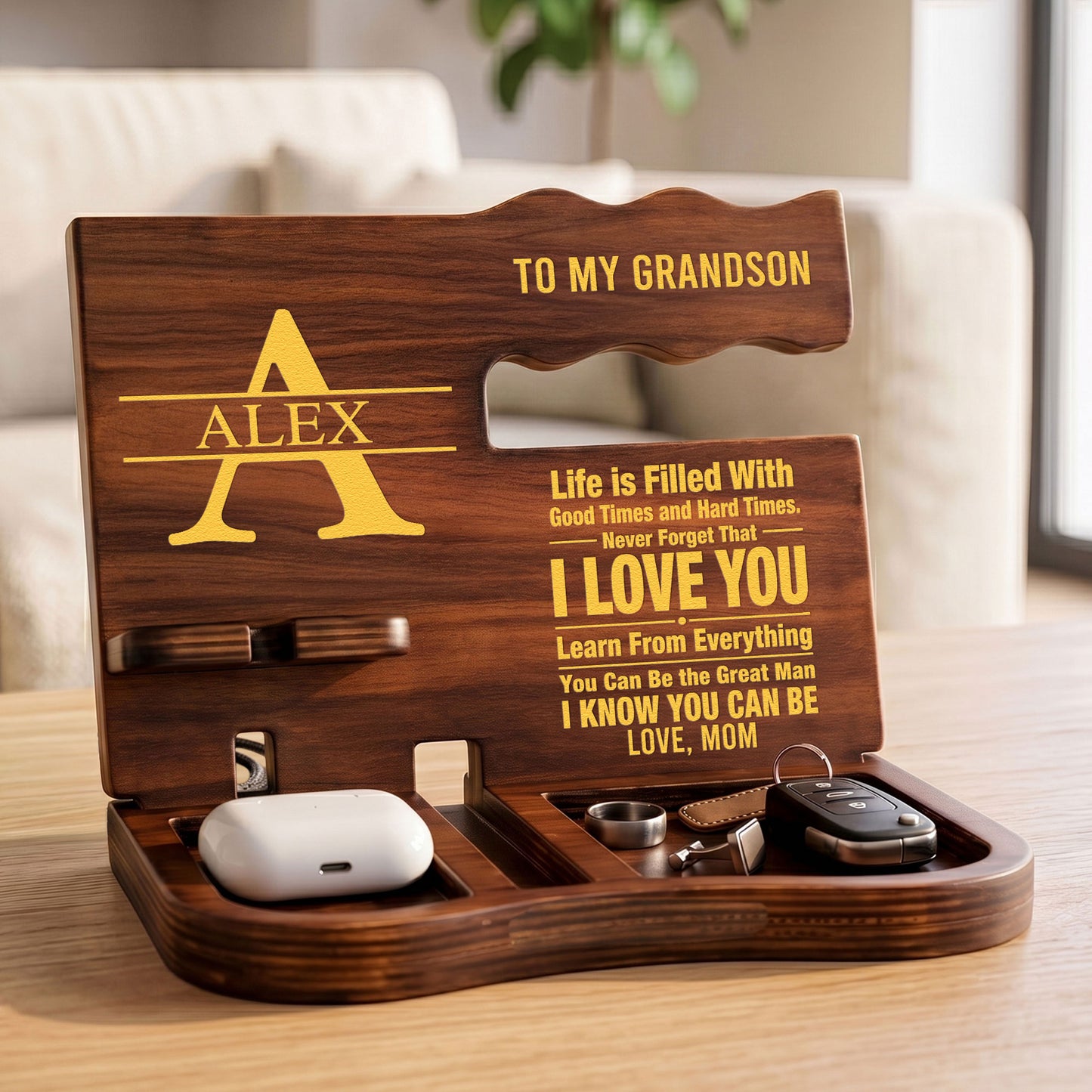 To-Son-Never-Forget-That-I-Love-You-From-Mom,-Dad-Personalized-Desk-Organizer-2