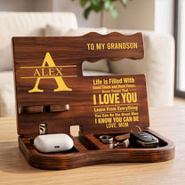 To-Son-Never-Forget-That-I-Love-You-From-Mom,-Dad-Personalized-Desk-Organizer-2