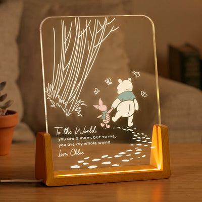 To The World, You Are A Mom, But To Me, You Are My Whole World - Personalized Night Light