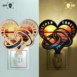 Together Forever - Personalized Wood And Acrylic Night Light