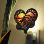 Together Forever - Personalized Wood And Acrylic Night Light