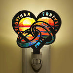 Together Forever - Personalized Wood And Acrylic Night Light
