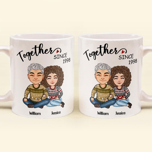 Together Husband And Wife - Personalized Mug - Christmas Gift For Husband, Wife - Gift From Sons, Daughters To Parents