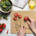 Together Is Our Favorite Place To Be - Personalized Engraved Wooden Cutting Board
