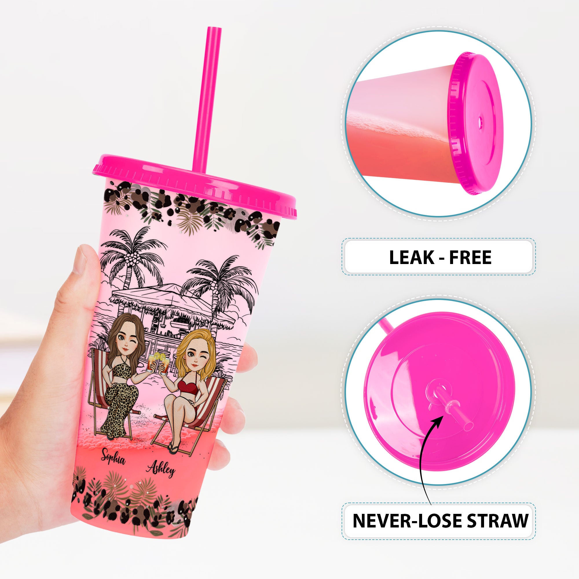 Together Like Drunk & Disorderly - Personalized Color Changing Cup