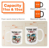 Together Since Anniversary Gift - Personalized Photo Mug