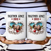 Together Since Anniversary Gift - Personalized Photo Mug