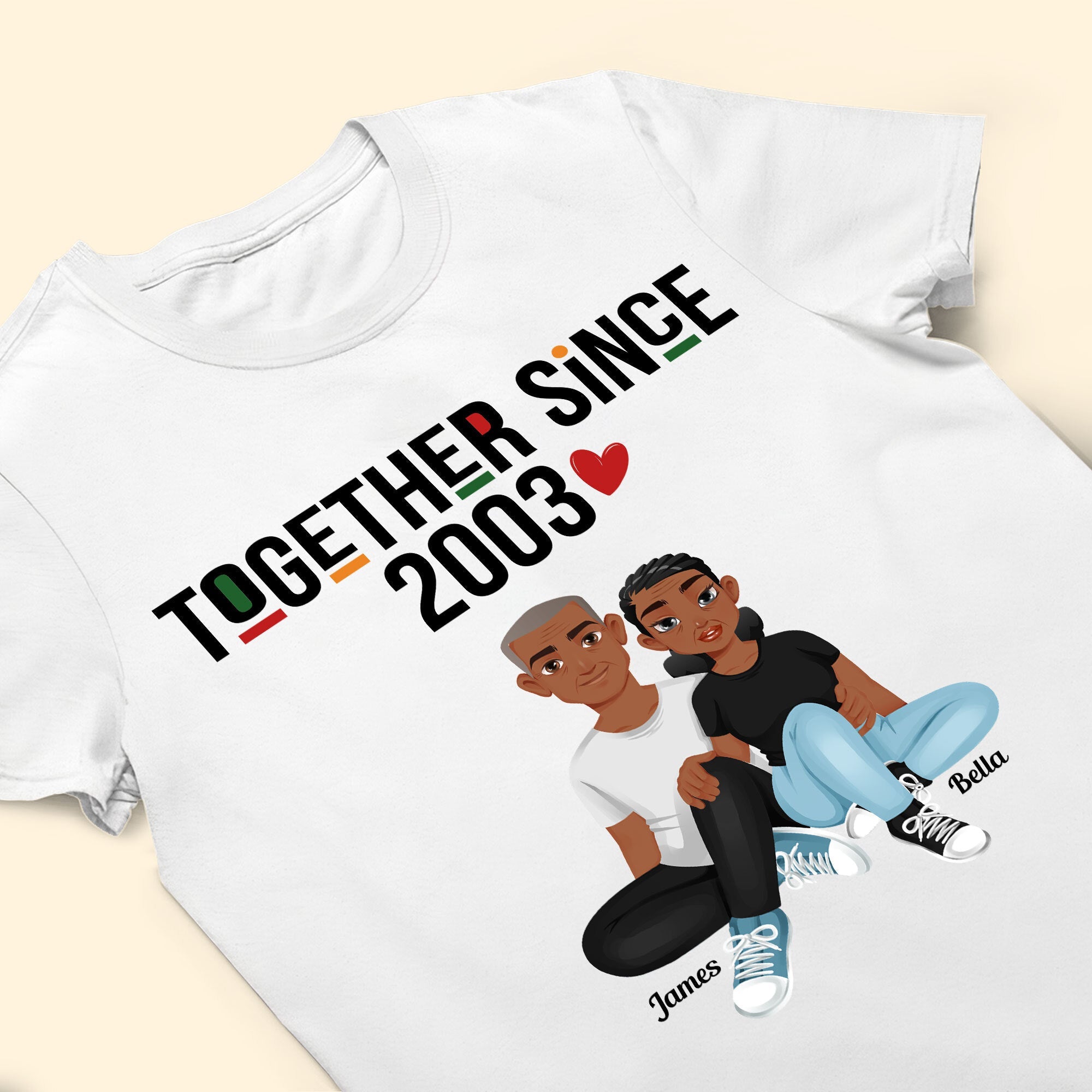 Together Since New Version - Personalized Shirts