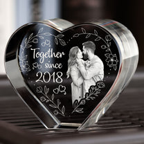 Together Since Couple - Custom 3D Crystal Photo