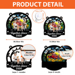 Together Since Couple Anniversary - Personalized Window Hanging Suncatcher Ornament