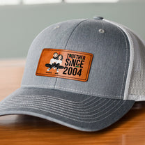 Together Since - Personalized Leather Patch Hat