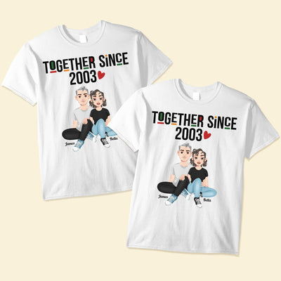 Together Since - Personalized Matching Shirts