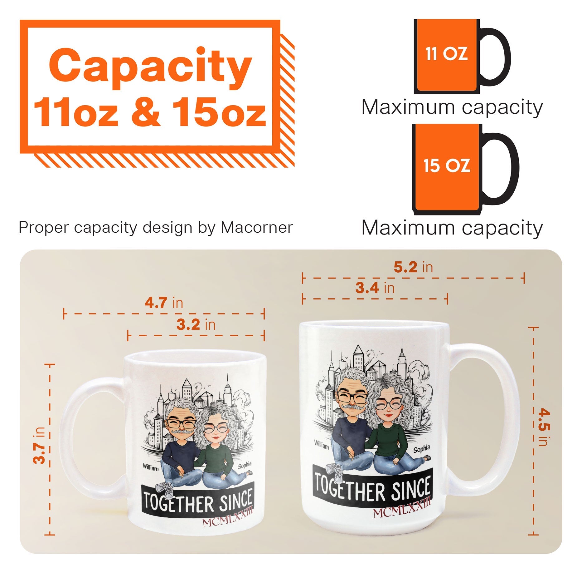 Together Since - Personalized Mug