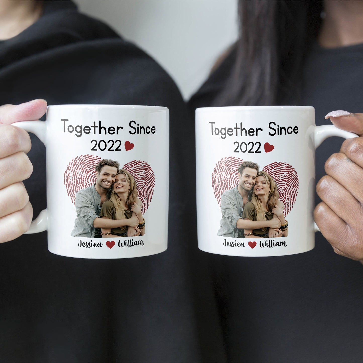 Together Since Picture Customized - Personalized Mug