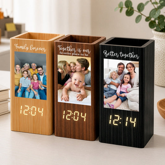 Together_Is_Our_Favorite_Place_To_Be_Personalized_Pen_Holder_With_Clock_2