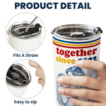 Together-Since-Custom-Photo-Sketch-Line-Art-Anniversary-Gift-For-Him-Her-Personalized-Tumbler-Cup-7