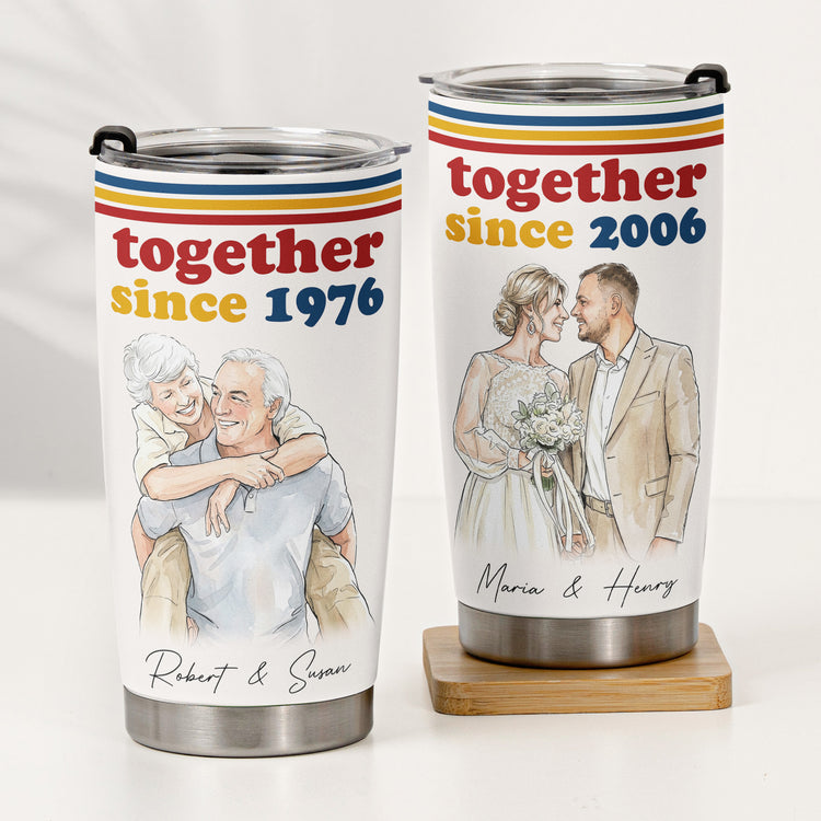 Together-Since-Vintage-Retro-Photo-Anniversary-Gift-For-Him-Her-Personalized-Tumbler-Cup-3