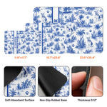 Toile Aesthetic Placemat, Pet Food Mat Bow Mat - Personalized Pet Feeding Mat