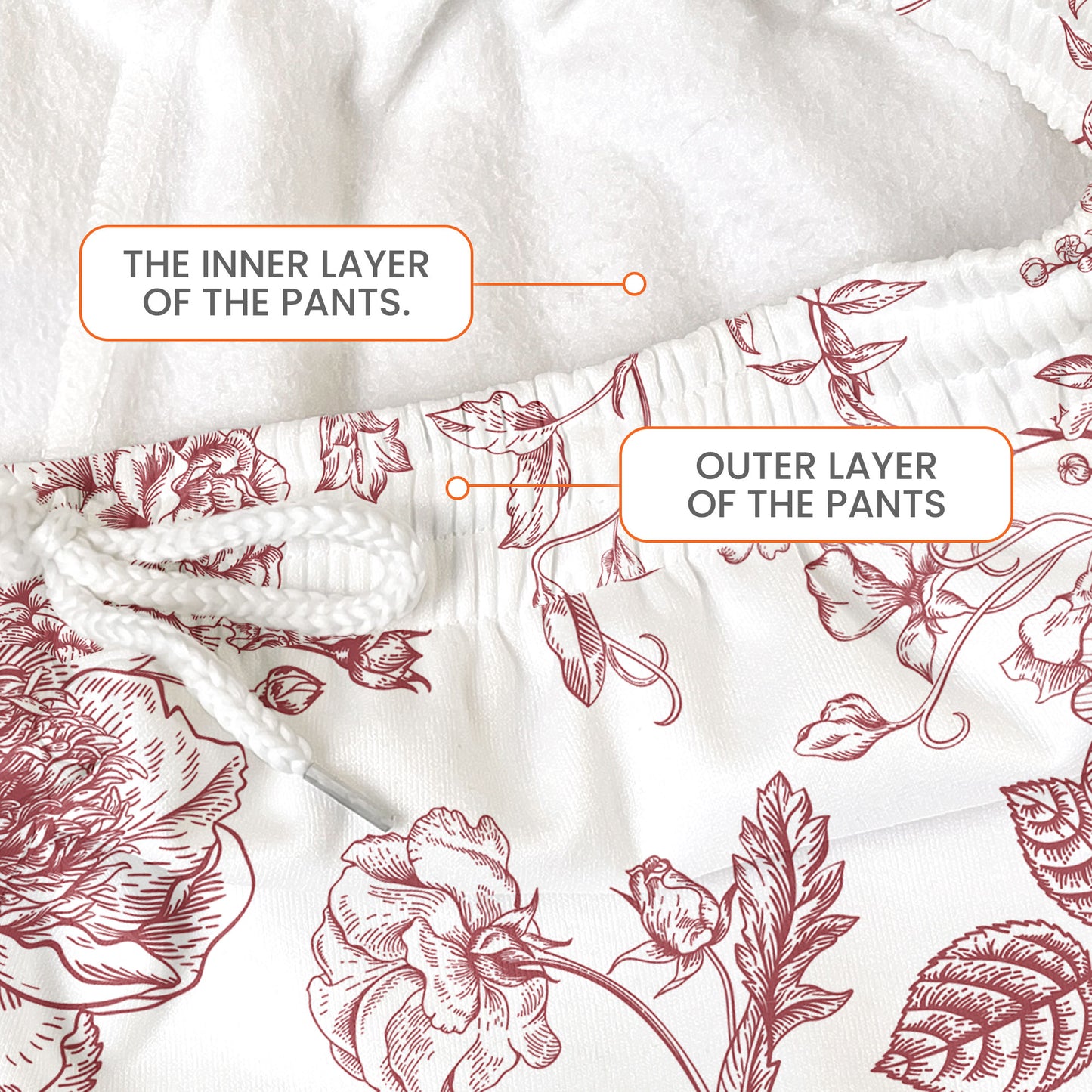 Toile De Jouy Custom Name - Personalized Sweatpants