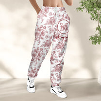 Toile De Jouy Custom Name - Personalized Sweatpants