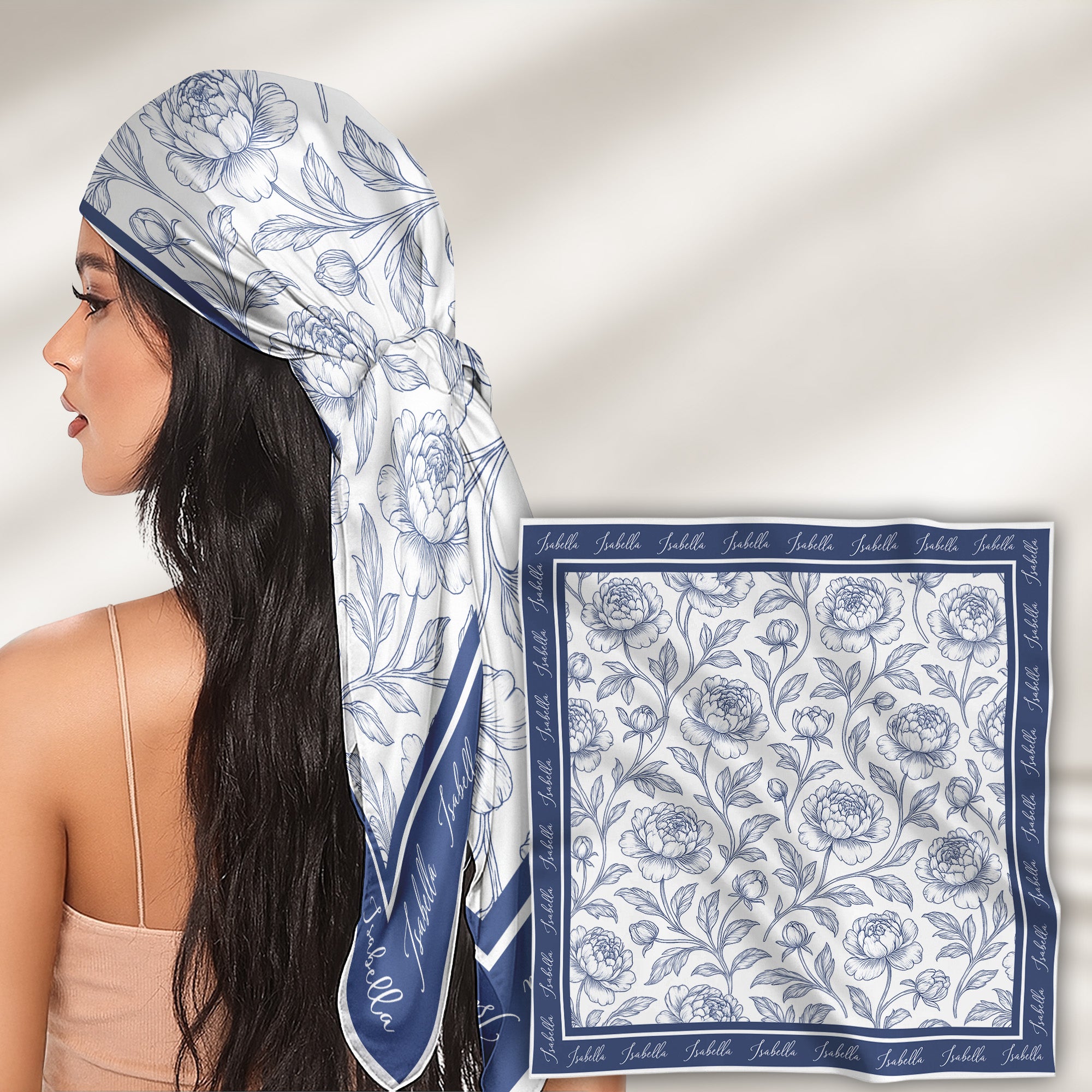 Toile-De-Jouy-Custom-Birth-Flower-Gift-For-Her,-Daughter,-Mom,-Wife,-Sister-Personalized-Scarf2