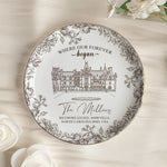 Toile-De-Jouy-Custom-Photo-Wedding-Venue-Illustration-Drawing-Gifts-For-Bride,-Her-Personalized-Jewelry-Dish-5