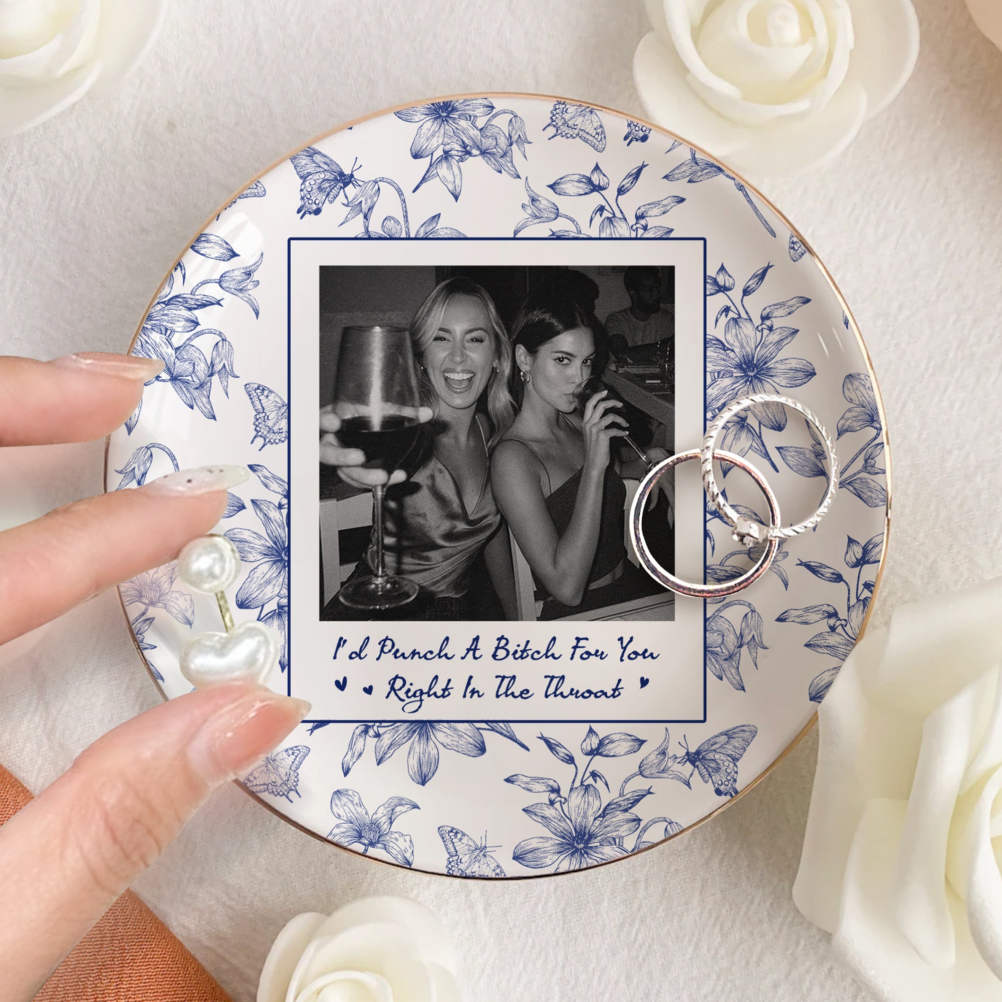 Toile-De-Jouy-Photo-Trinket-Tray-For-Best-Friend-Friendship-Thank-You-Gifts-Personalized-Jewelry-Dish-4