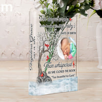 Too Beautiful For Earth - Personalized Photo Acrylic Book Vase