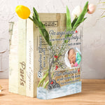 Too Beautiful For Earth - Personalized Photo Acrylic Book Vase