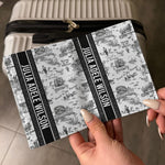 Travel Is My Therapy - Personalized Passport Cover And Luggage Tag Travel Set