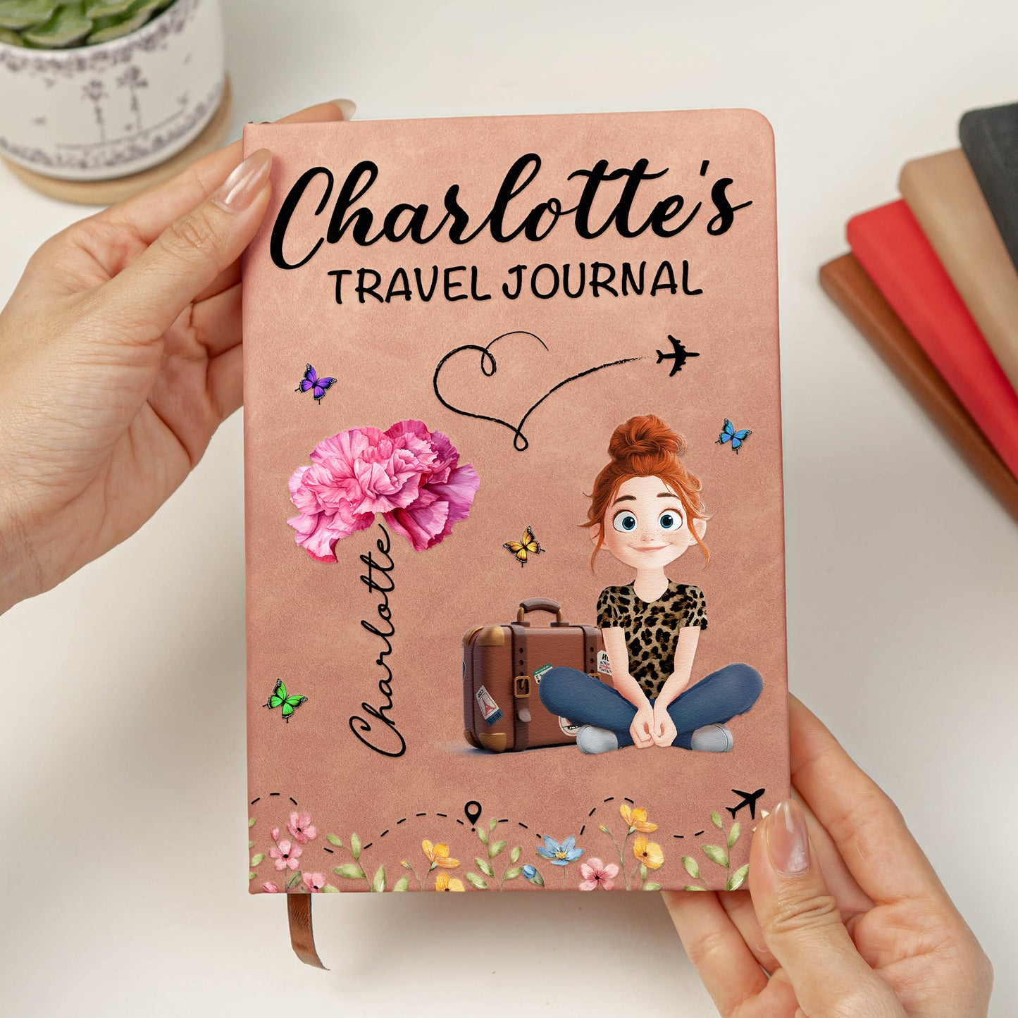 Travel Journal Advenure - Personalized Leather Journal