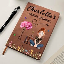 Travel Journal Advenure - Personalized Leather Journal