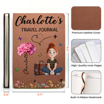 Travel Journal Advenure - Personalized Leather Journal