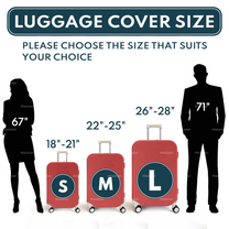 Travel More Worry Less - Personalized Photo Luggage Cover