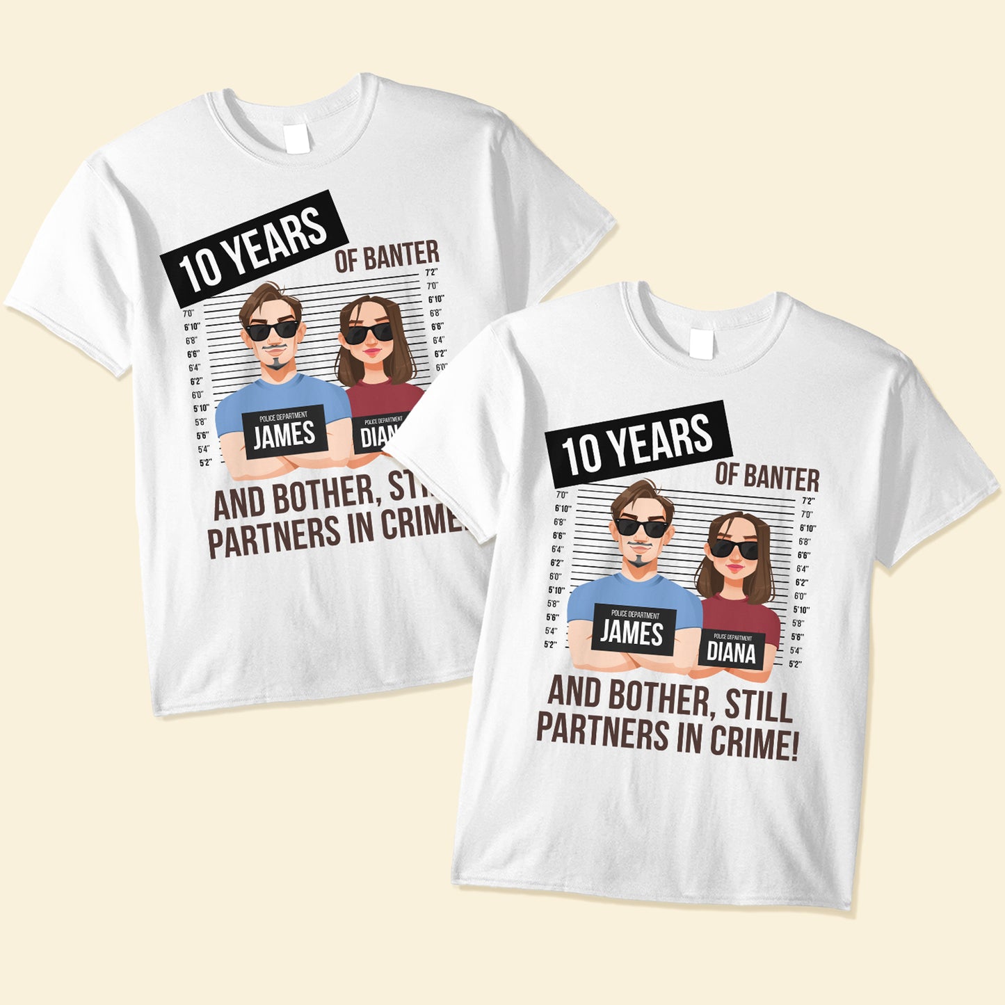 Travel Partners For Life - Personalized Couple Matching Shirts