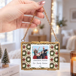 Travel-Memories-Family-Trip,-Friend-Vacation-Custom-Photo-&-Message-Frame-Personalized-Ornament4