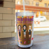 Treat Others With Kindness - Personalized Acrylic Tumbler With Straw