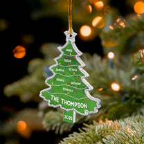 Tree Full Of Memories - Personalized Acrylic Ornament
