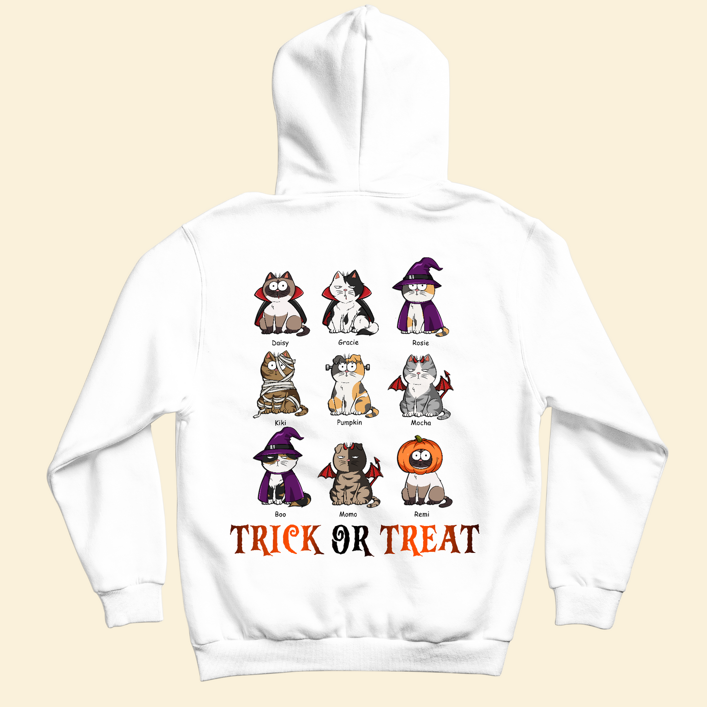 Trick Or Treat? - Personalized Back Printed Shirt