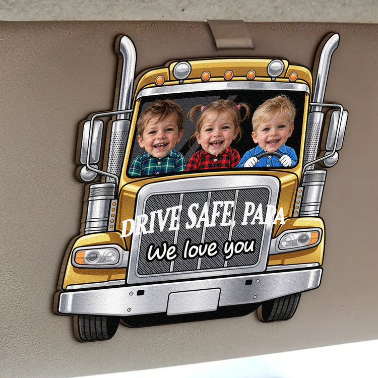 Truck-Driver-Drive-Safe-We-Love-You-Personalized-Car-Visor-Clip-4